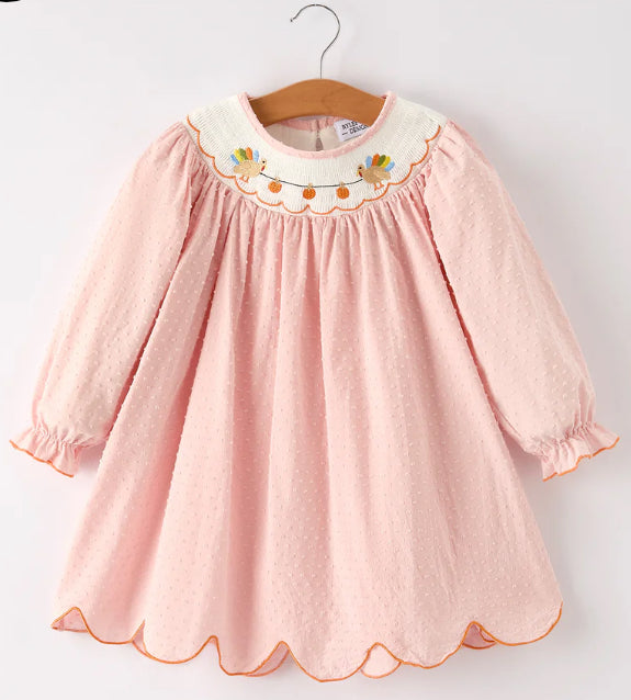 chicken cloth dress designs Pink Chicken Bow Dress / 6-12M PARACHUTE BROOKLYN