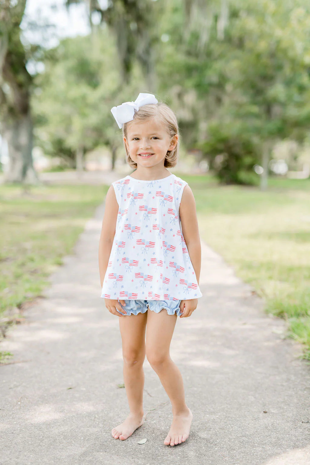 Lottie knit bloomer set || our country flag