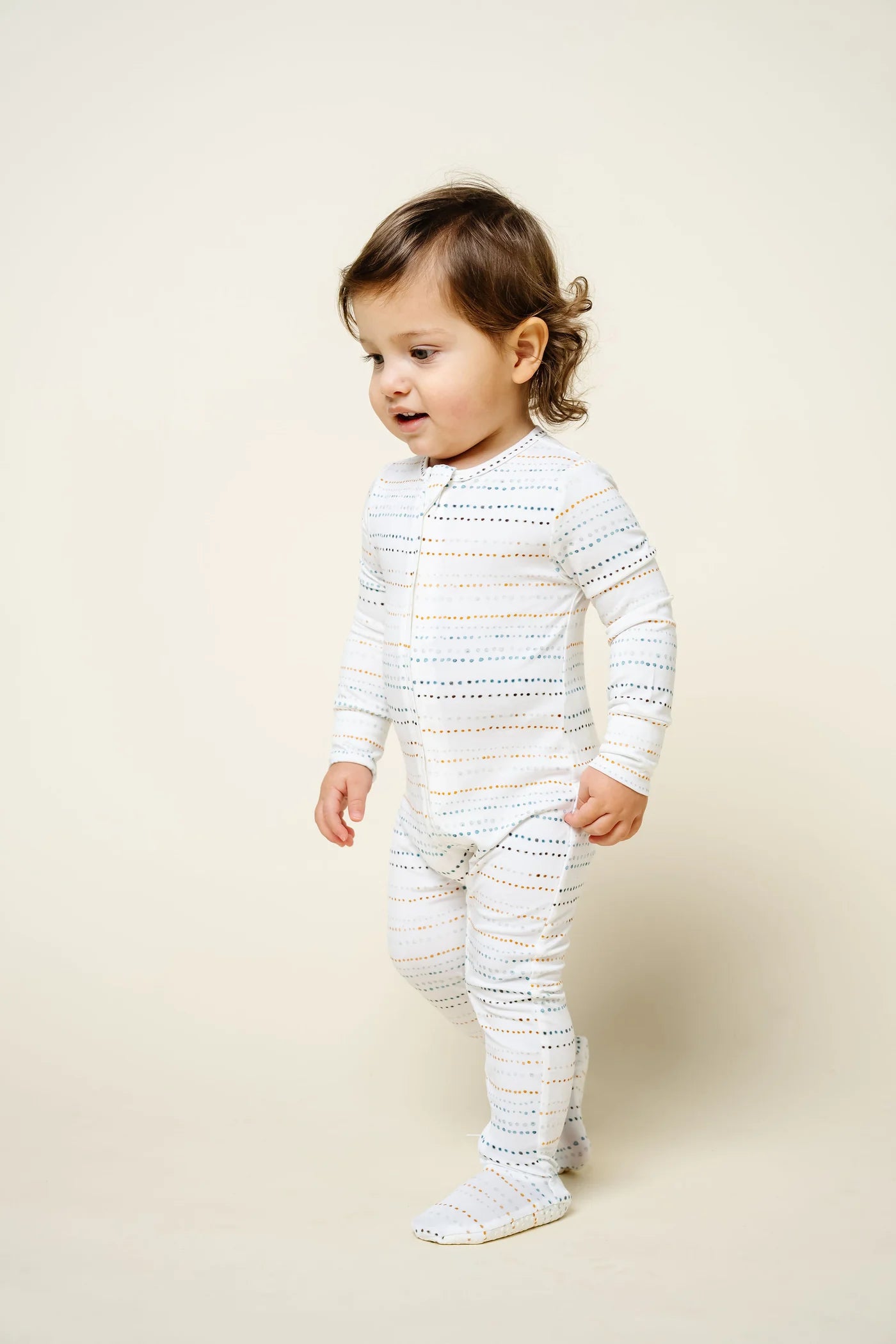 Conrad zipper footie