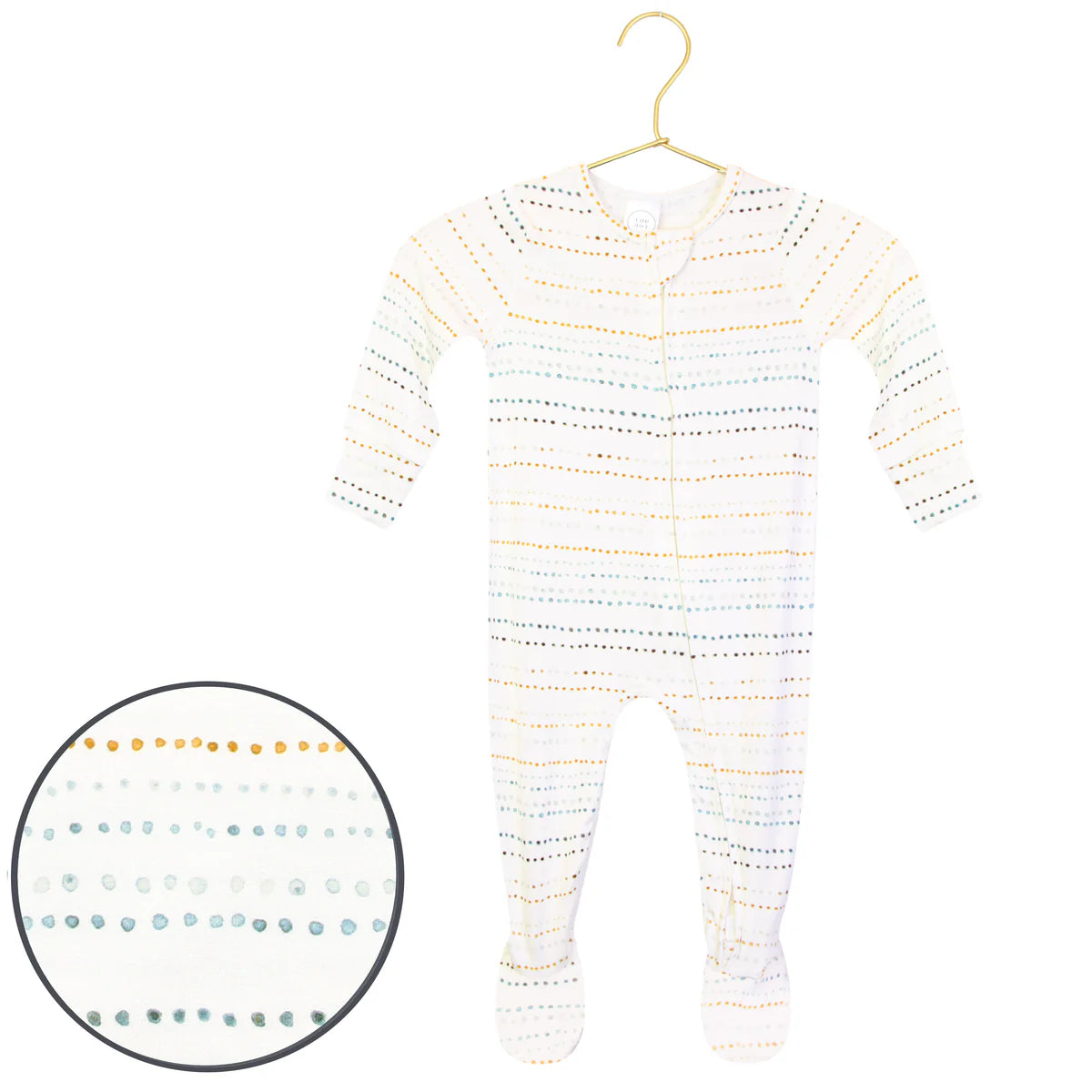 Conrad zipper footie