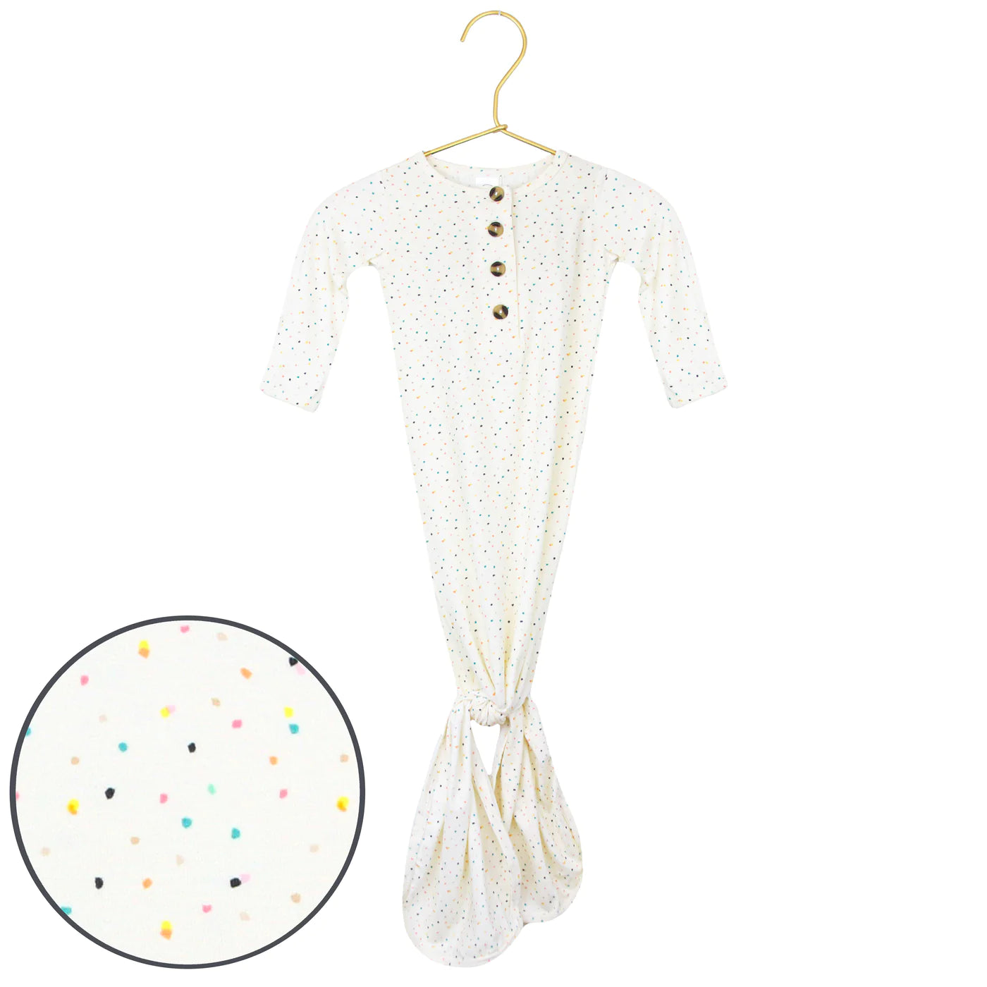Dottie knotted gown