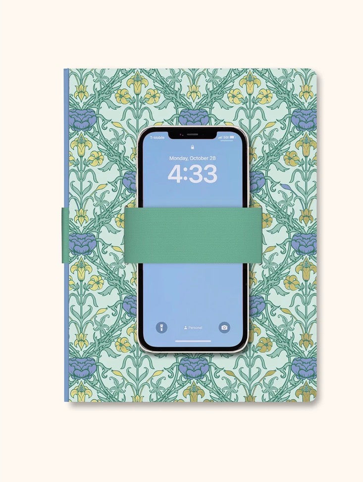 Victoriana Casey Notebook with Phone Loop