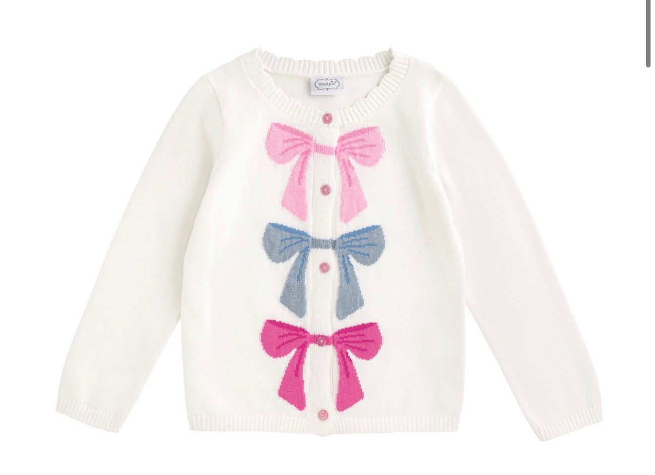 Multi bow cardigan