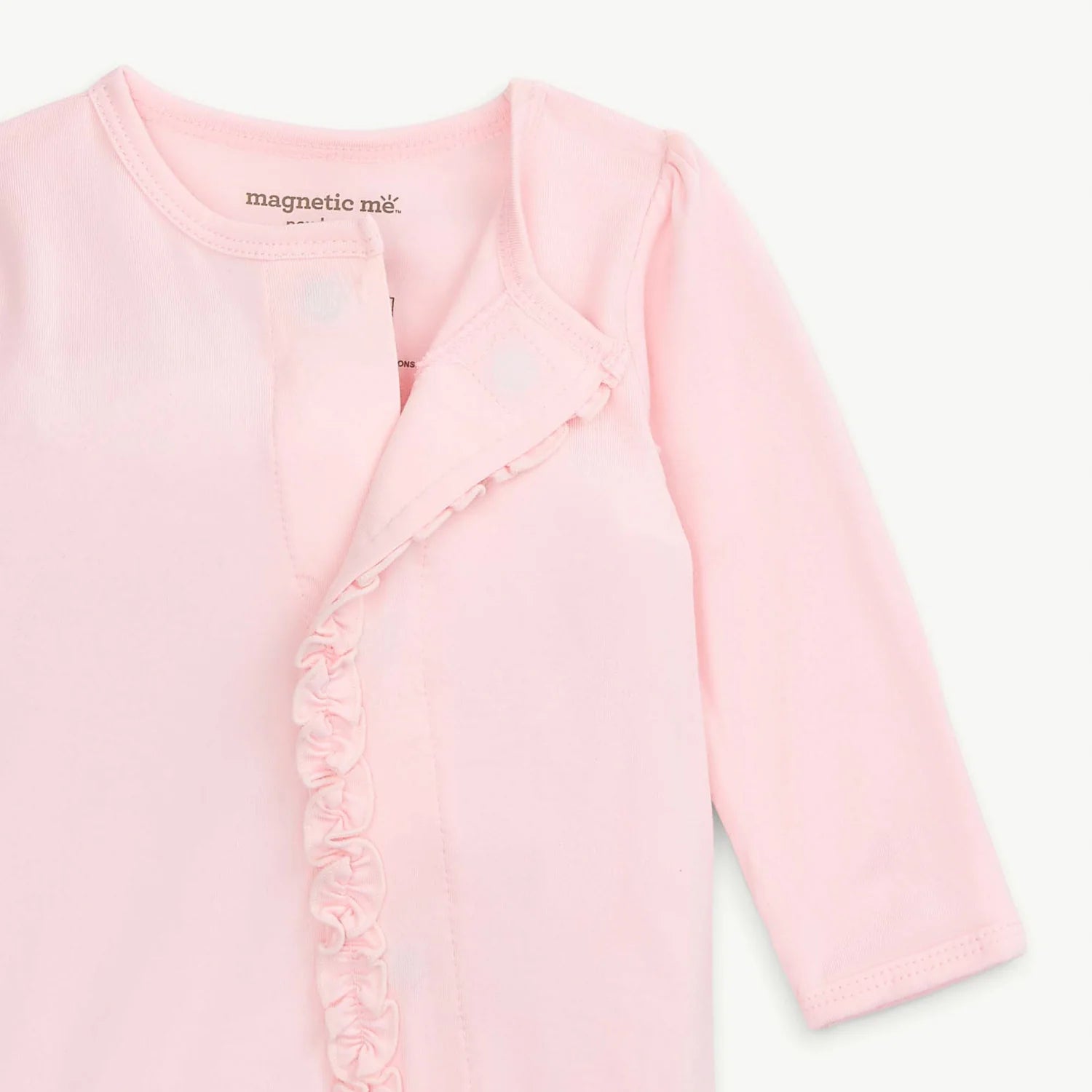 Magnetic Footie Ruffle pink dogwood