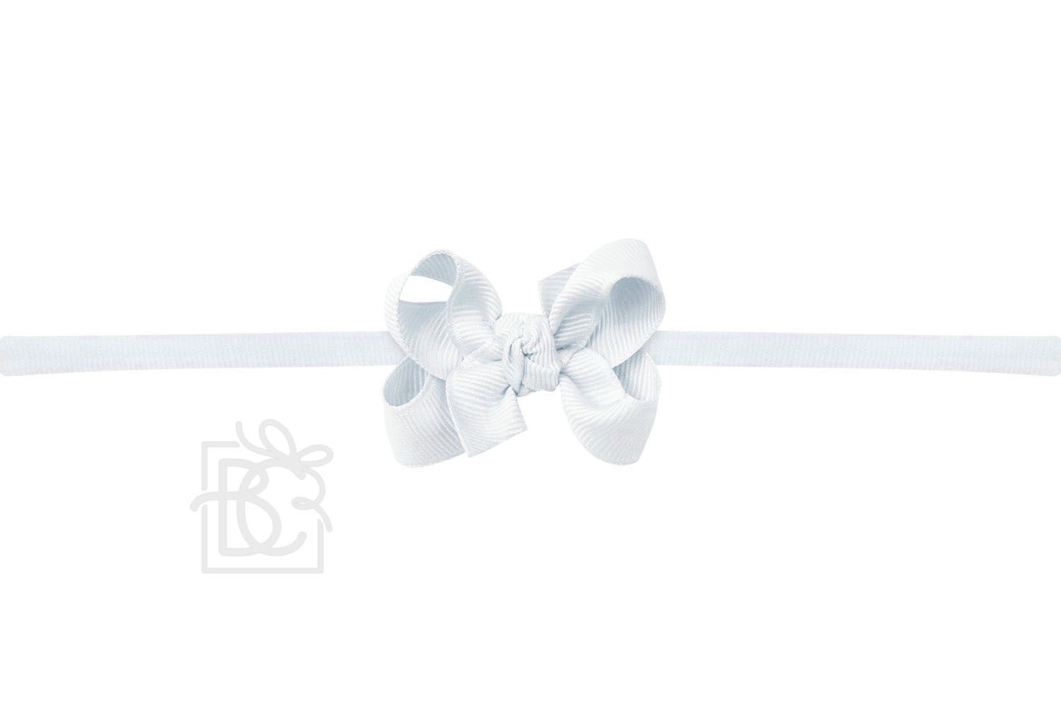 2.5" Headband Bow on thin nylon band