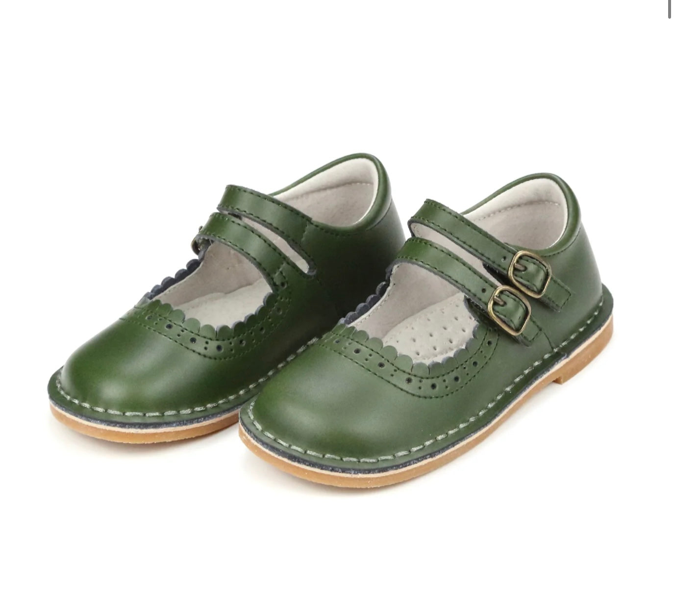 Tatiana Double Strap Mary Jane Green