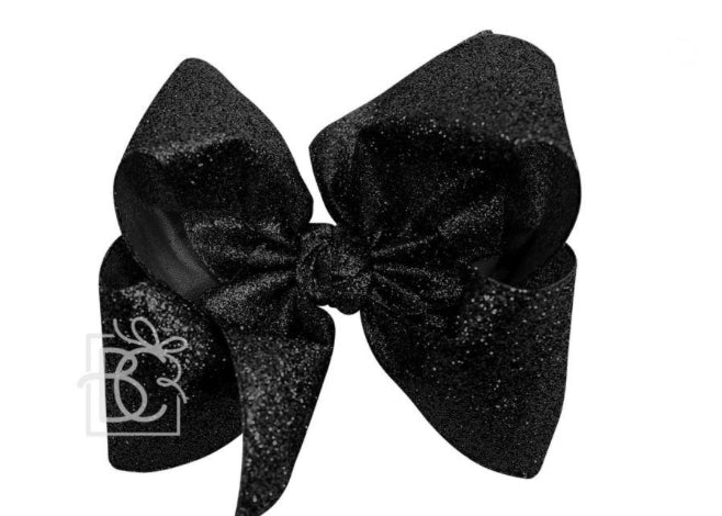 5.5 Glitter Metallic Bow on Clip
