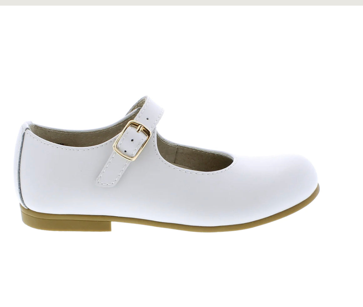 Laura white dress shoes