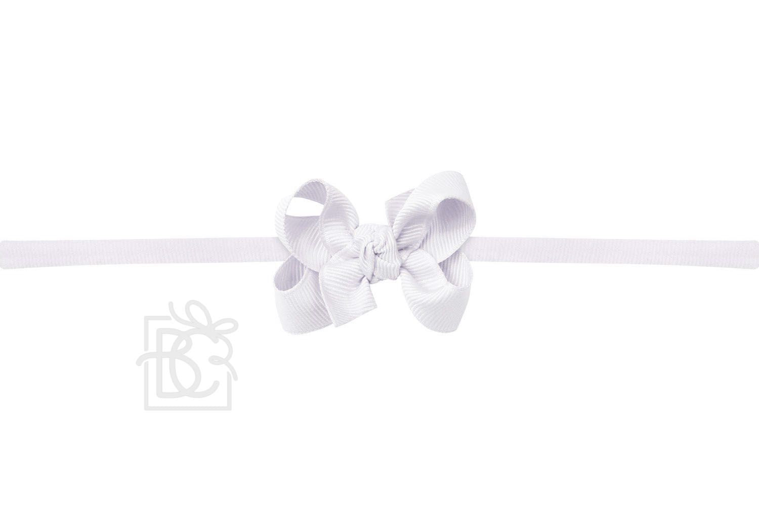 2.5" Headband Bow on thin nylon band