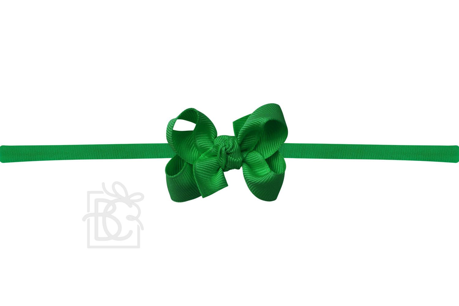 2.5" Headband Bow on thin nylon band