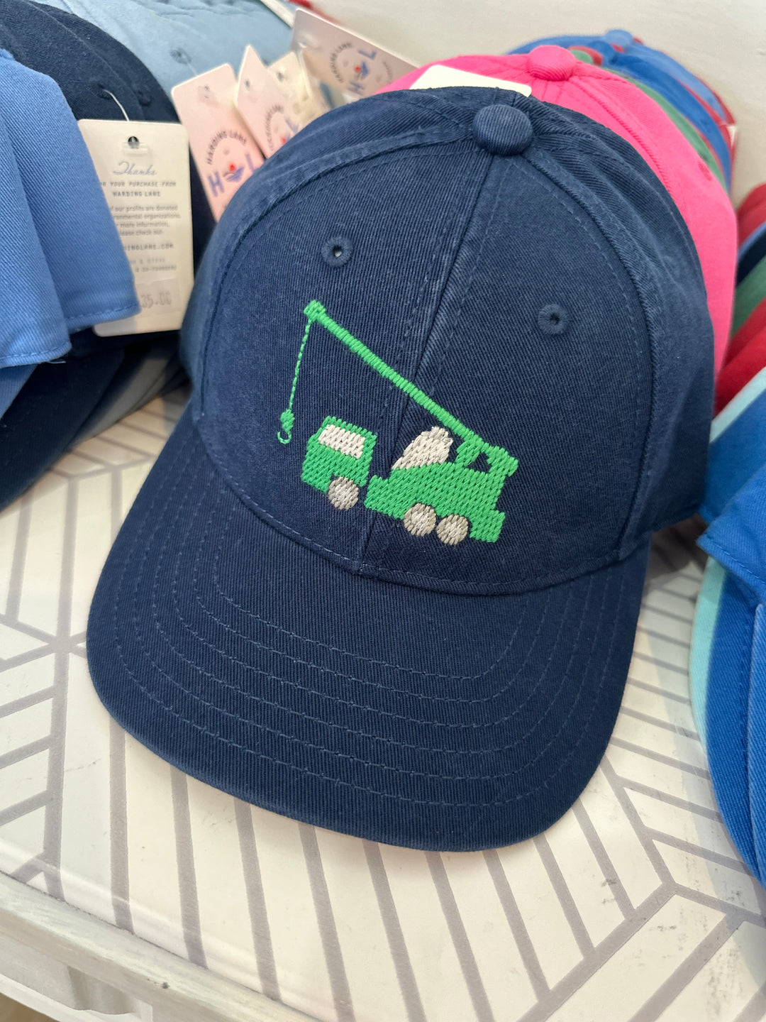 Harding Lane Kids Anchor On Navy Hat main image 0