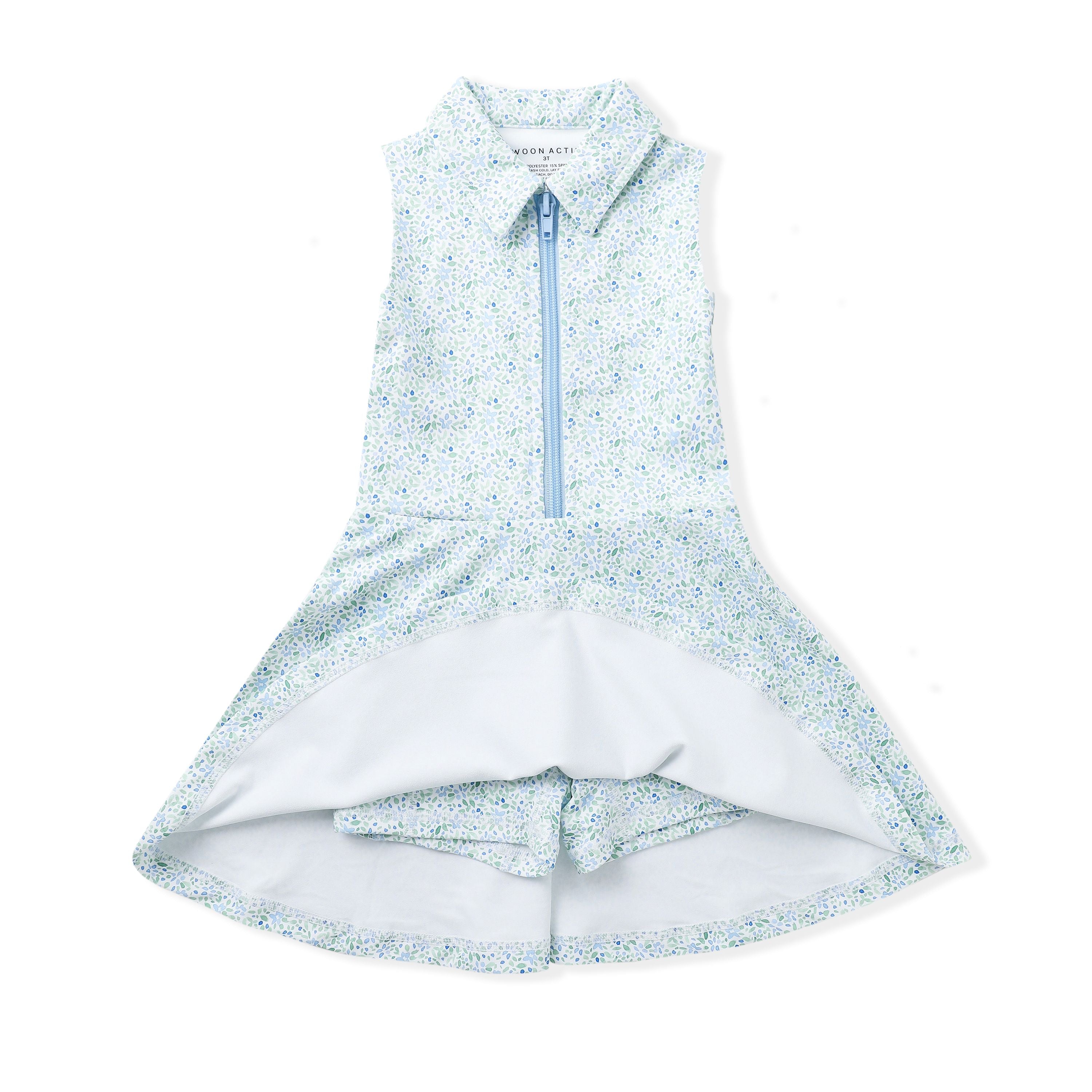 Floral collar tennis dress