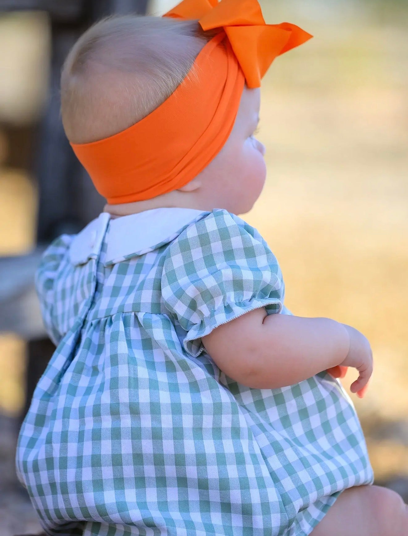 Fall appliqué girls pumpkin bloomer set