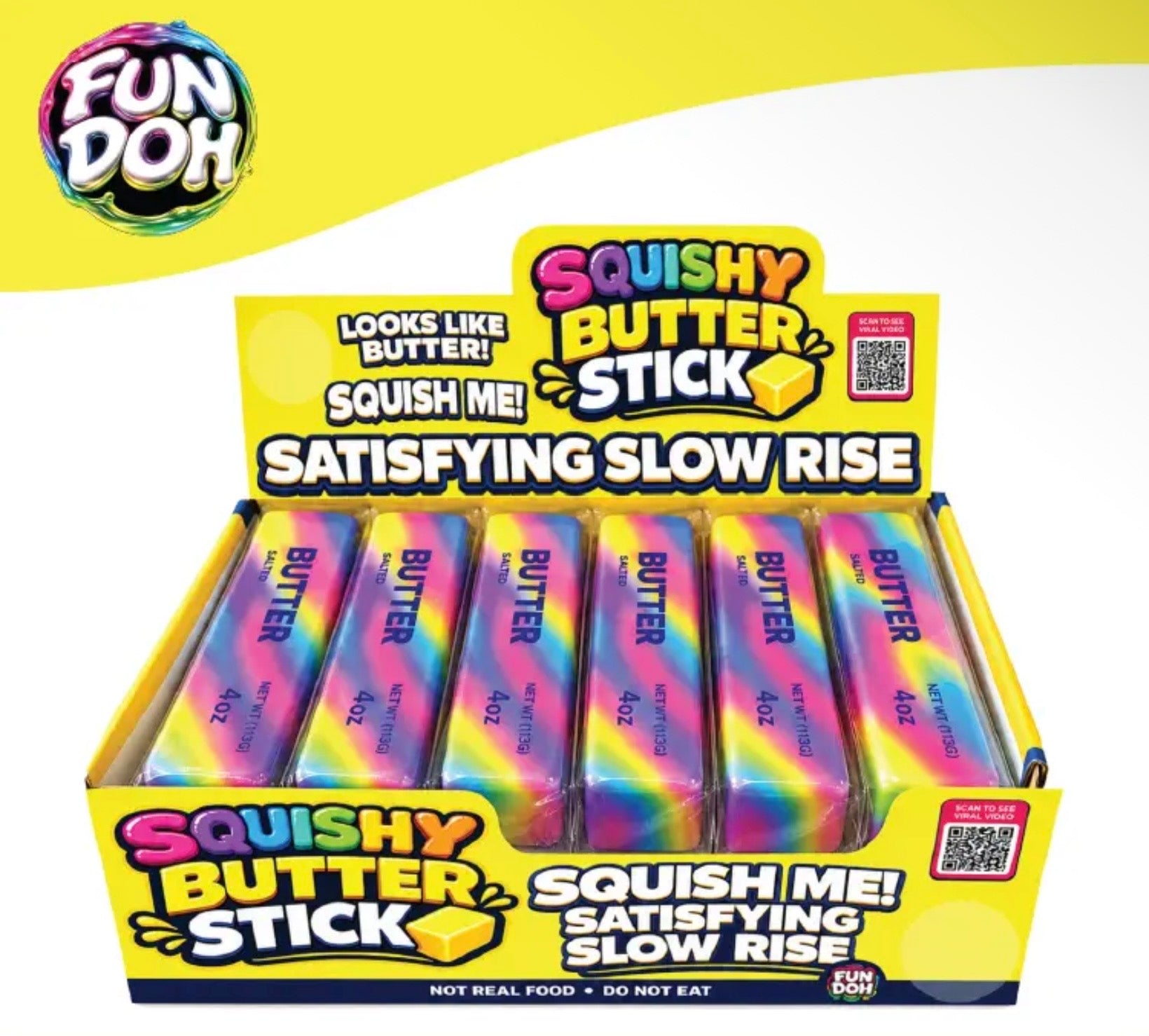 Fun Doh Slow Rise Squishy Butter Stick