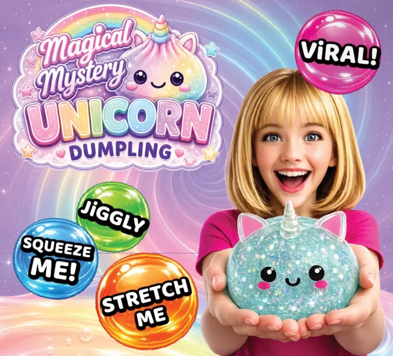 Unicorn Squishy Dumpling
