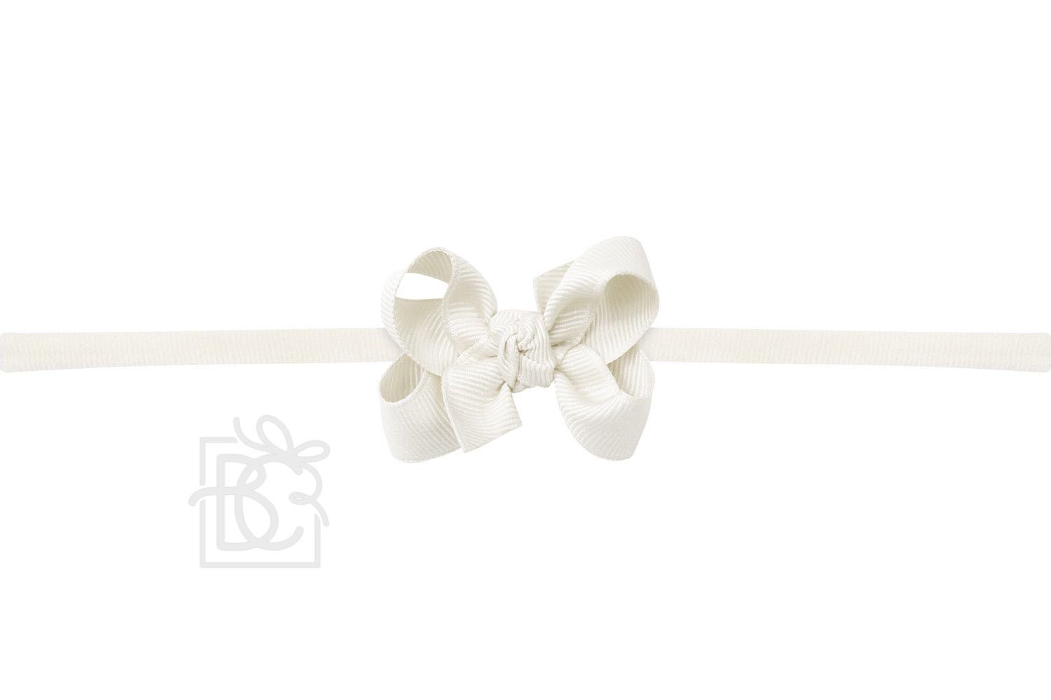 2.5" Headband Bow on thin nylon band