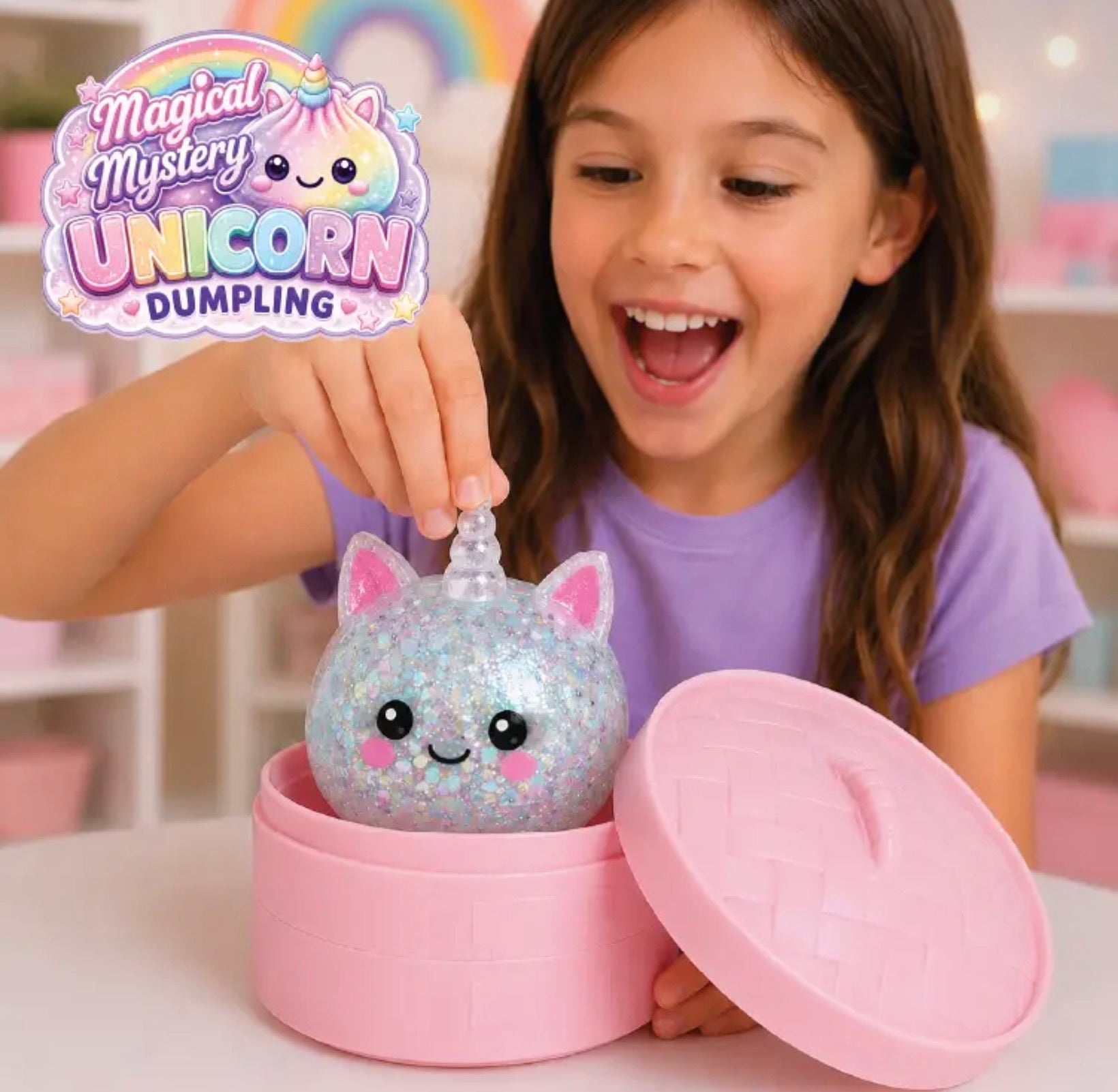 Unicorn Squishy Dumpling