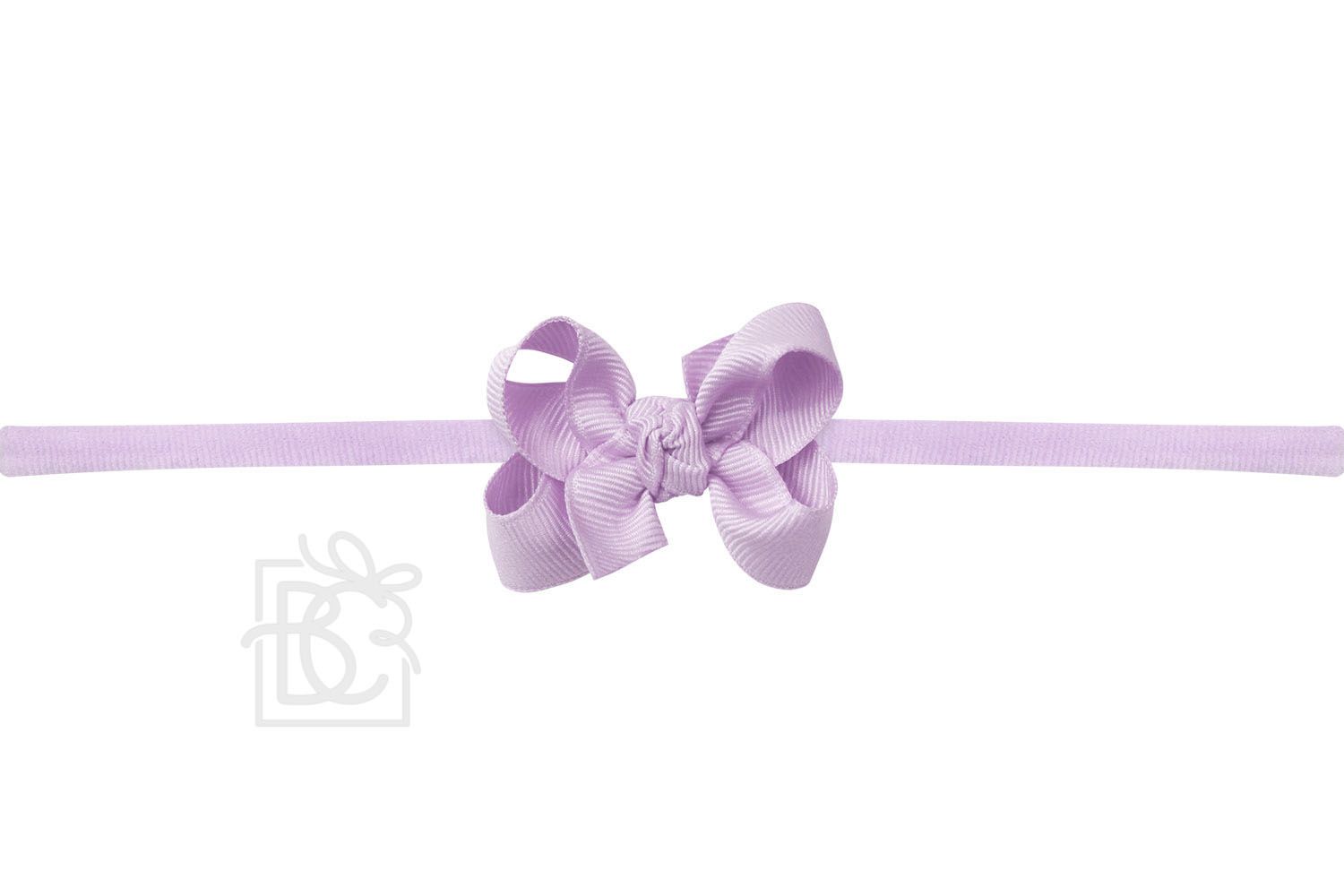2.5" Headband Bow on thin nylon band