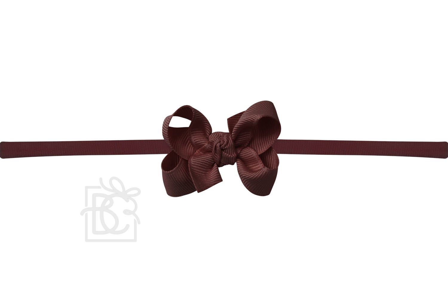 2.5" Headband Bow on thin nylon band