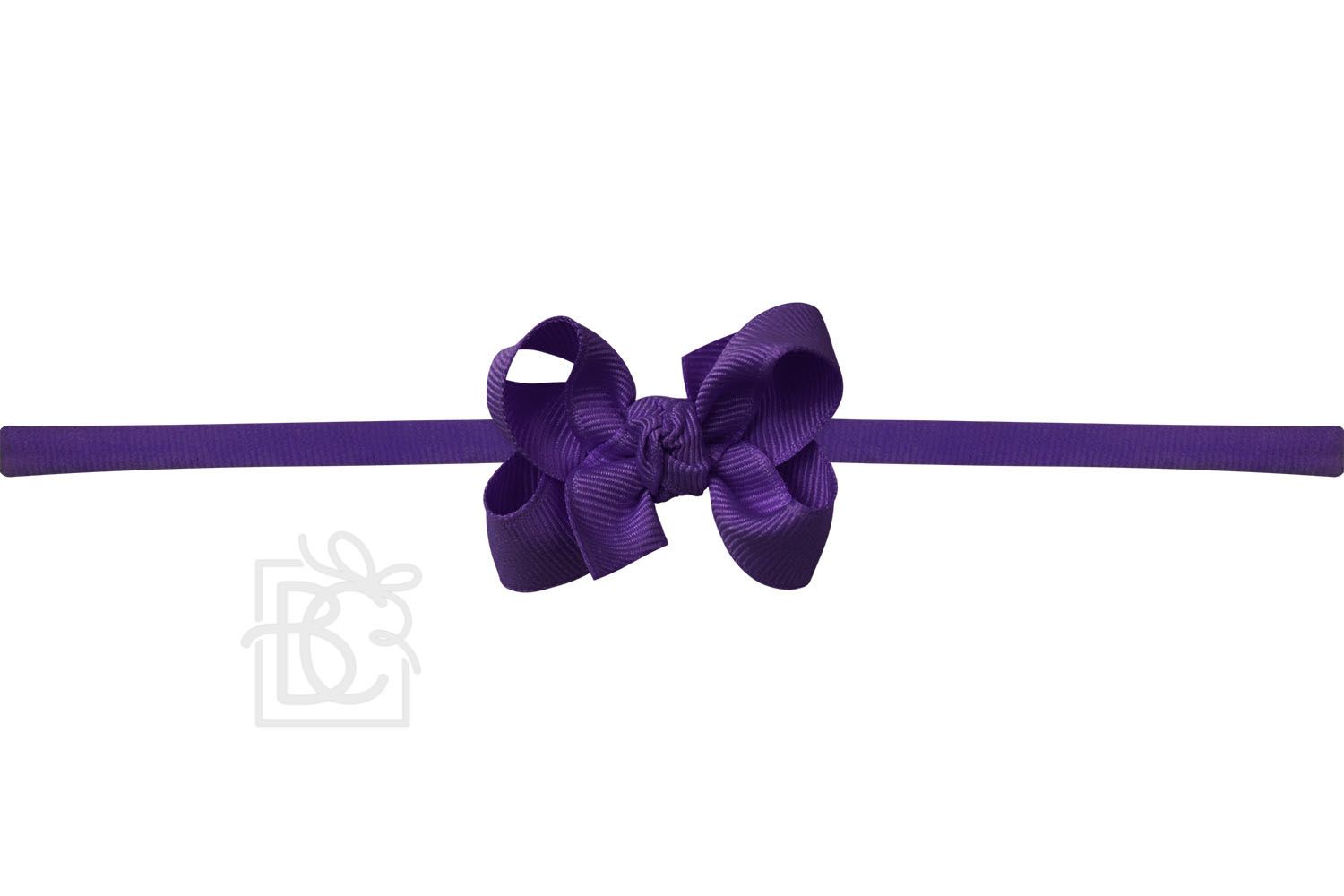 2.5" Headband Bow on thin nylon band