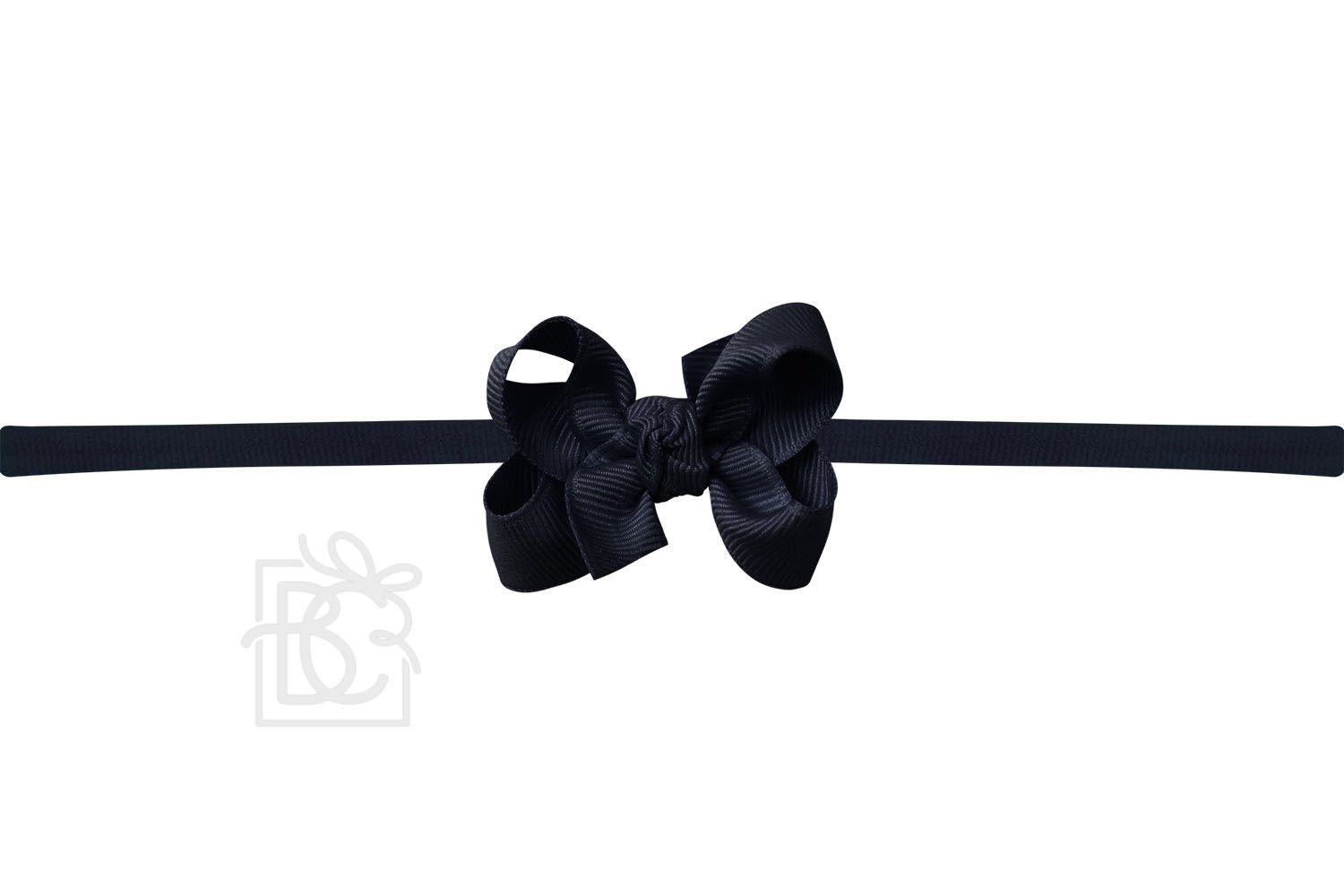 2.5" Headband Bow on thin nylon band
