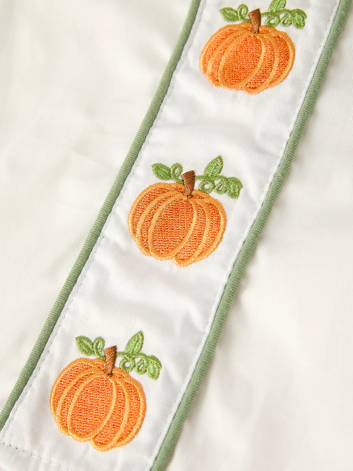 Fall Halloween & Thanksgiving Appliqué Boys Blooming Romper Set pumpkins