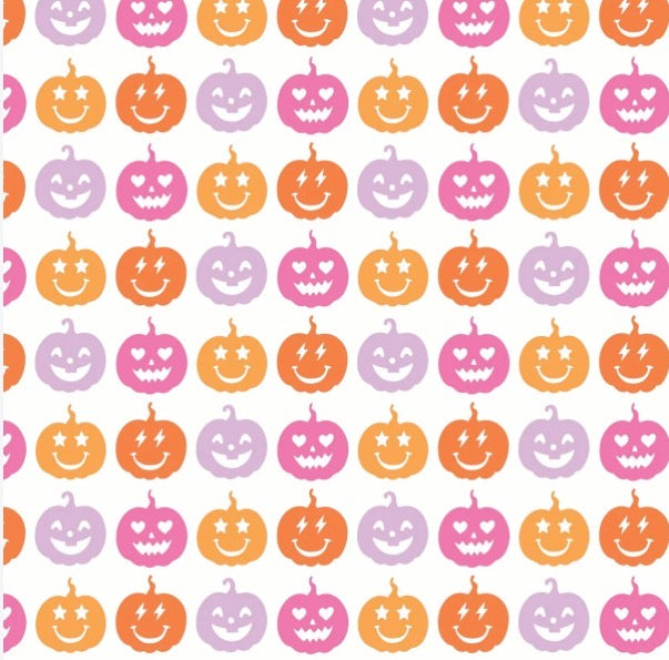 Emery Short Set Preppy Pumpkins Bright