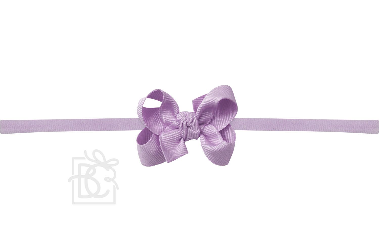 2.5" Headband Bow on thin nylon band
