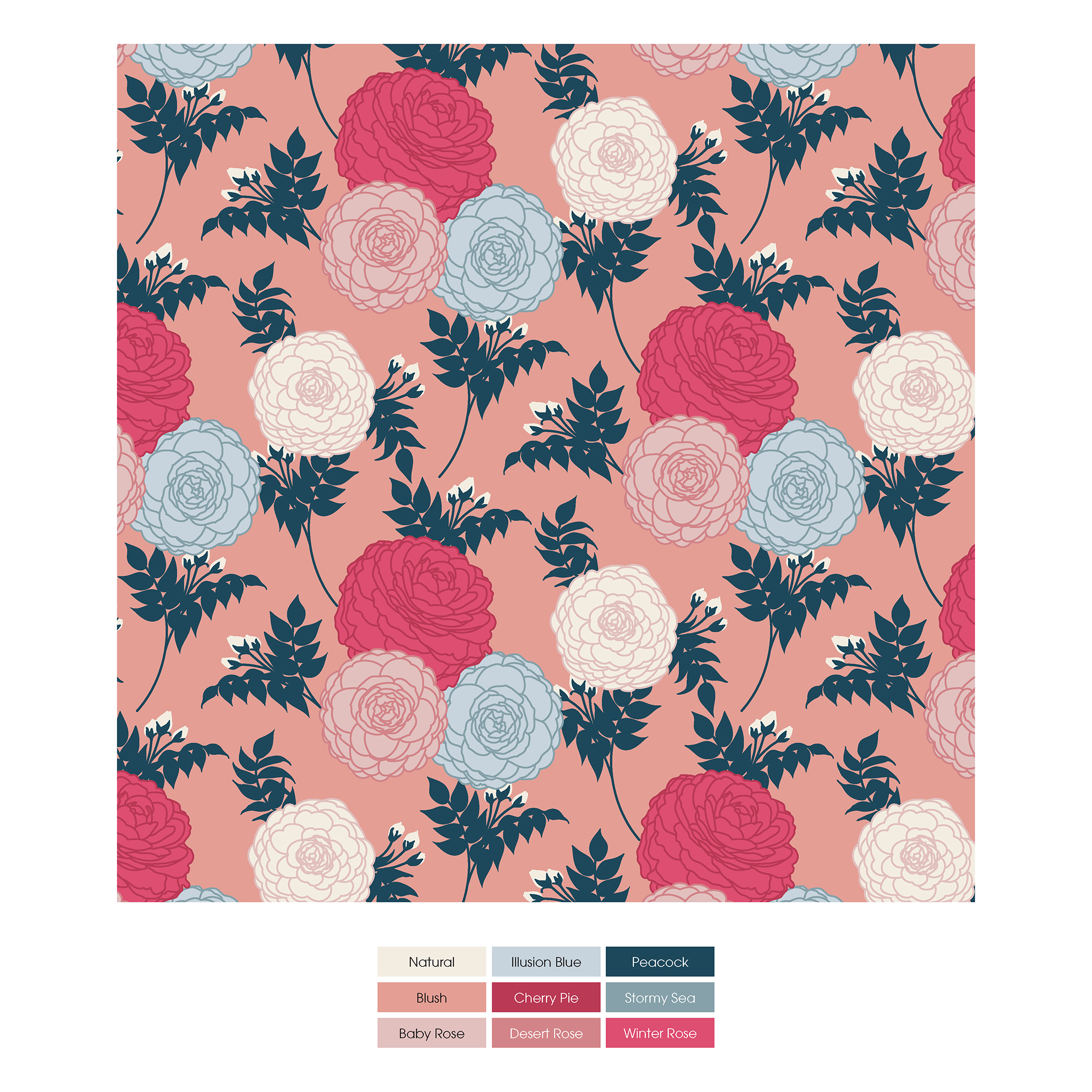 Print Muffin Ruffle Footie with 2 Way Zipper in Blush Enchanted Floral