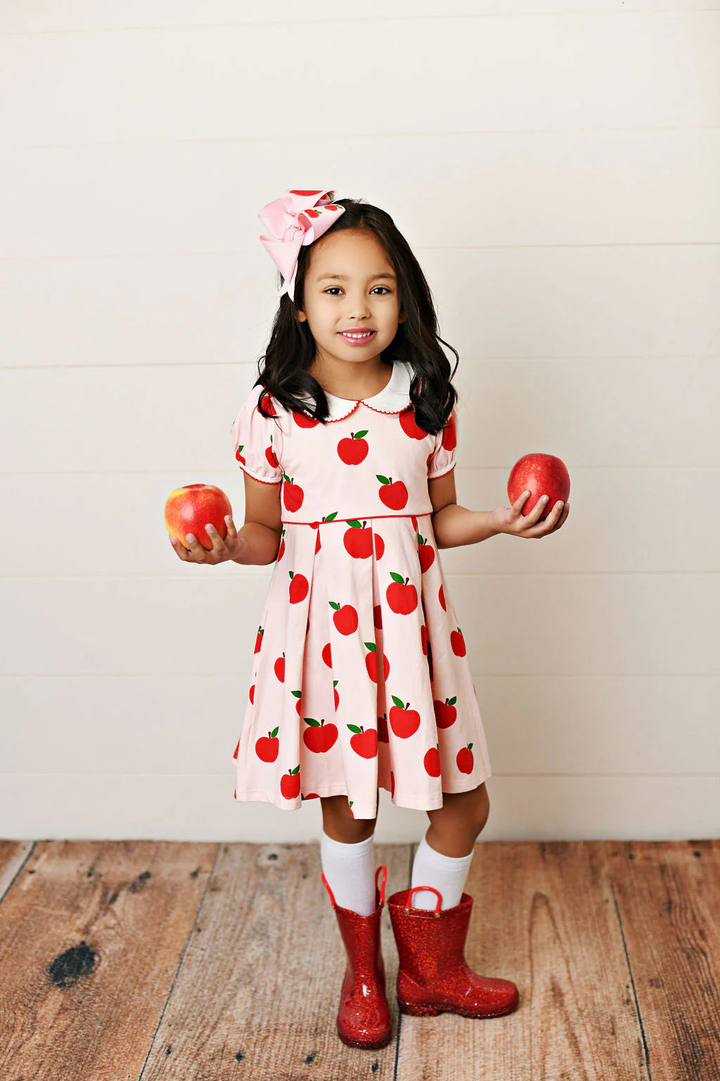 Apple pleat dress