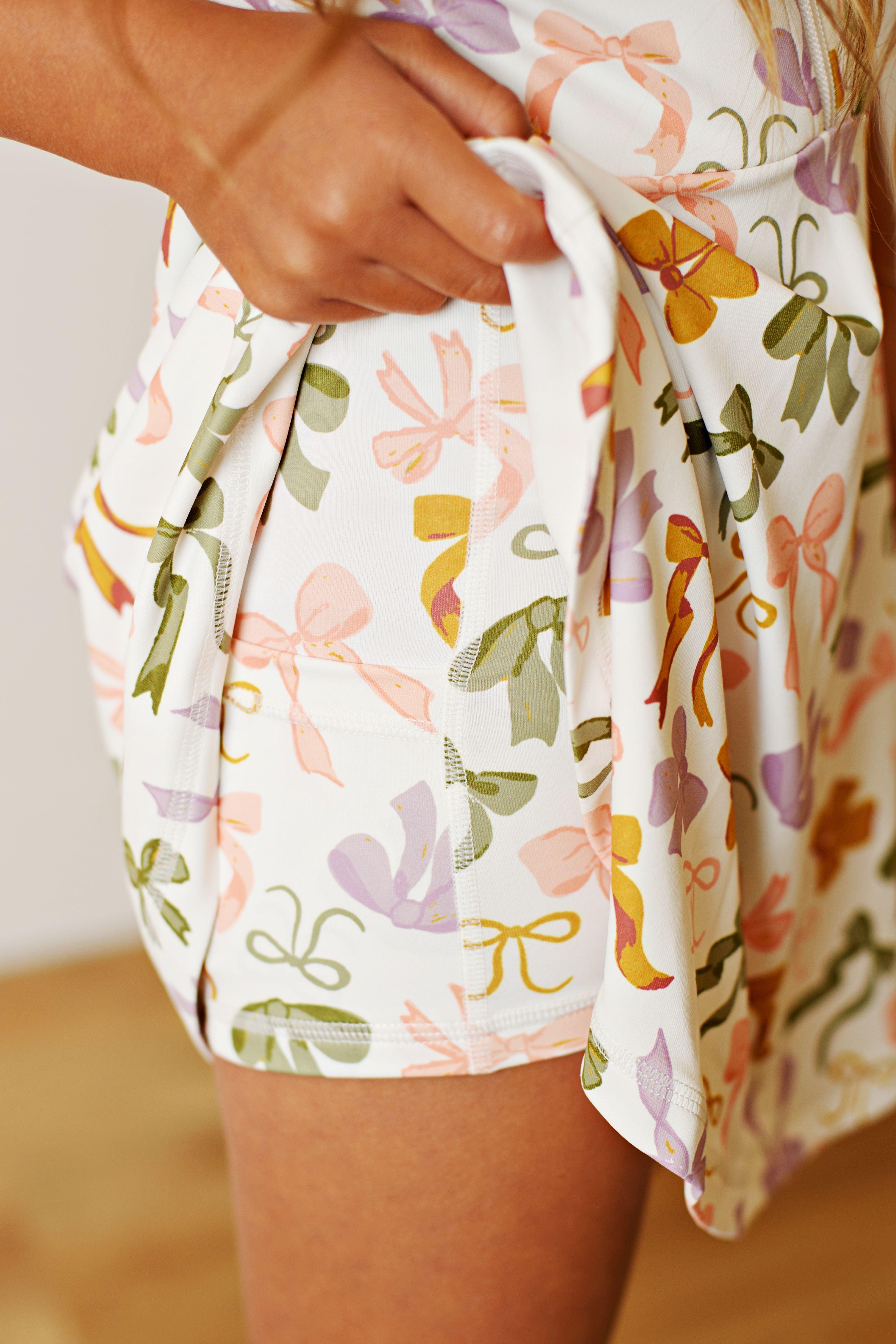 Bow collar tennis dress