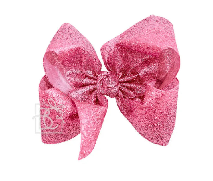 5.5 Glitter Metallic Bow on Clip