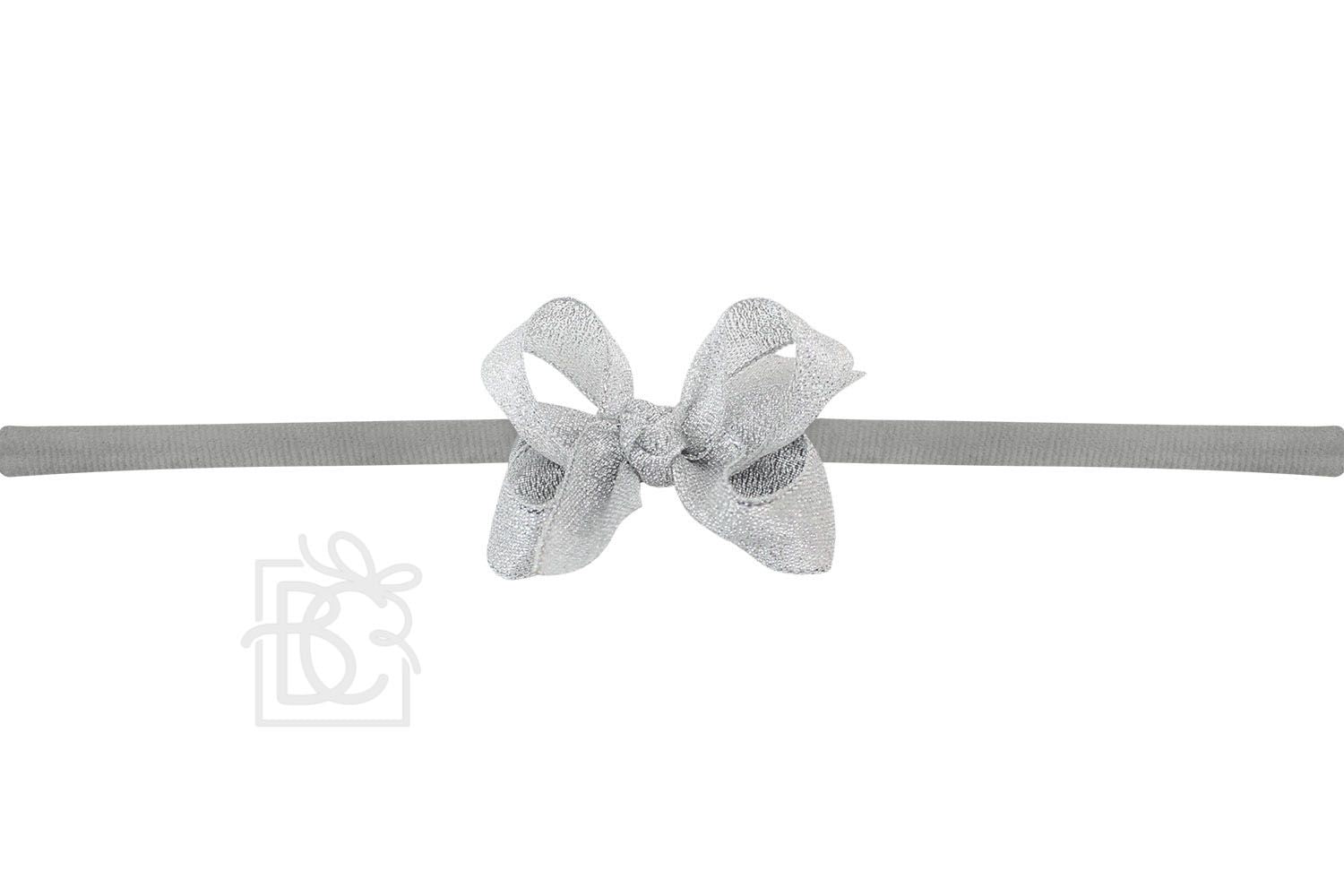 2.5" Headband Bow on thin nylon band