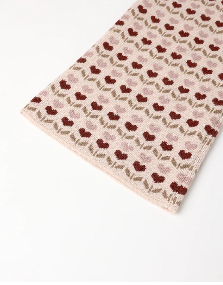 Jacquard Knit Set || Ruby Hearts