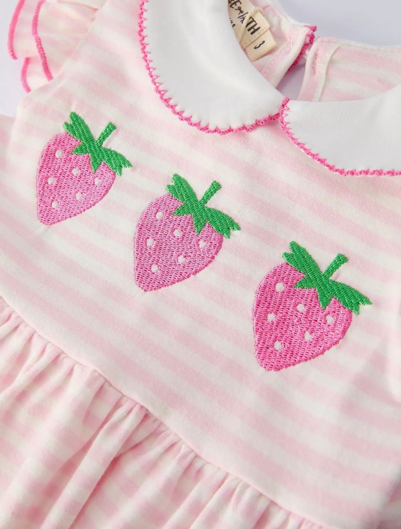 Strawberry knit dress