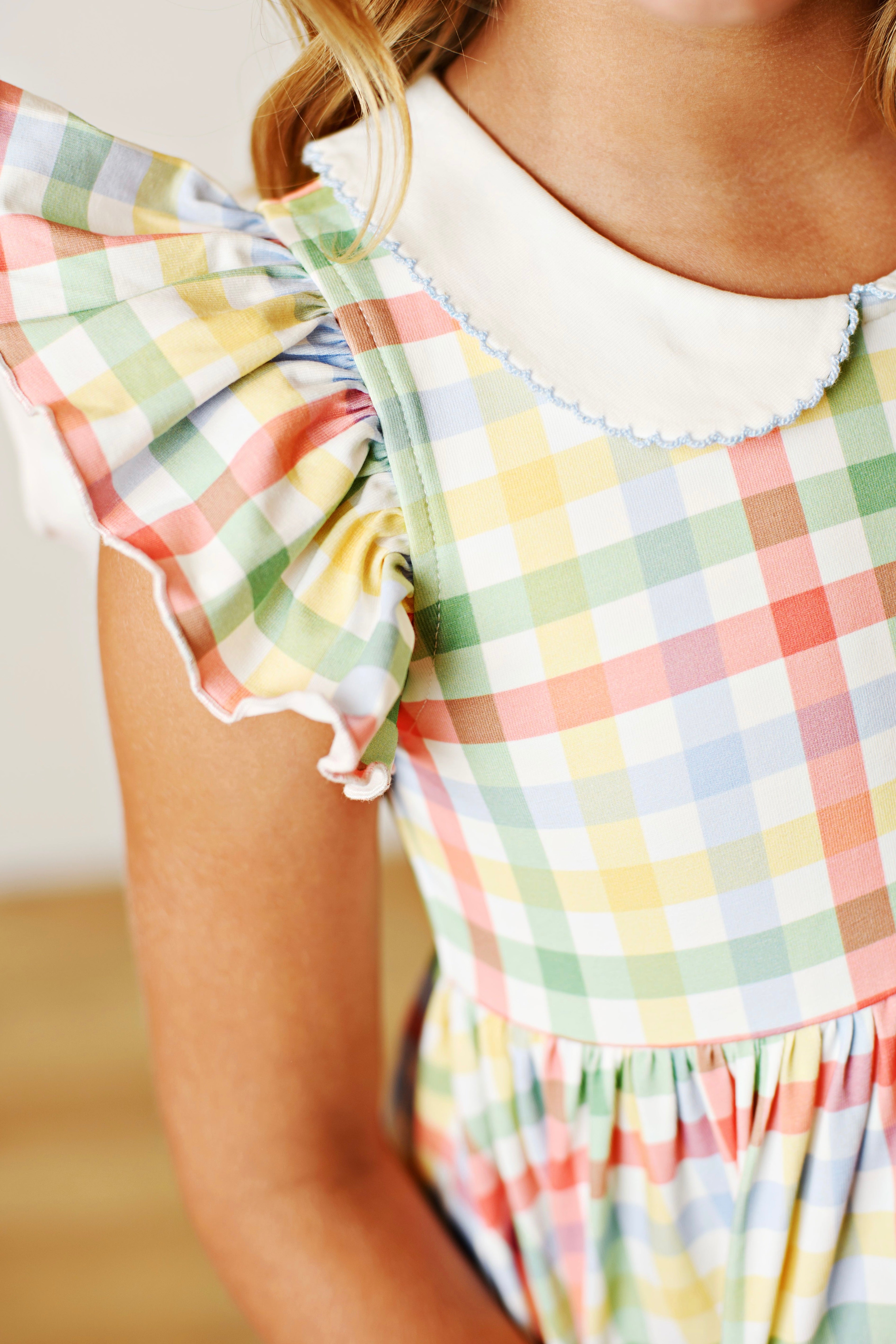 Proper school plaid dress