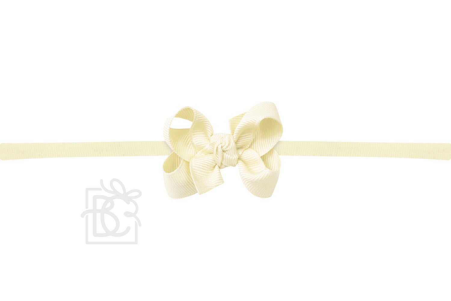 2.5" Headband Bow on thin nylon band