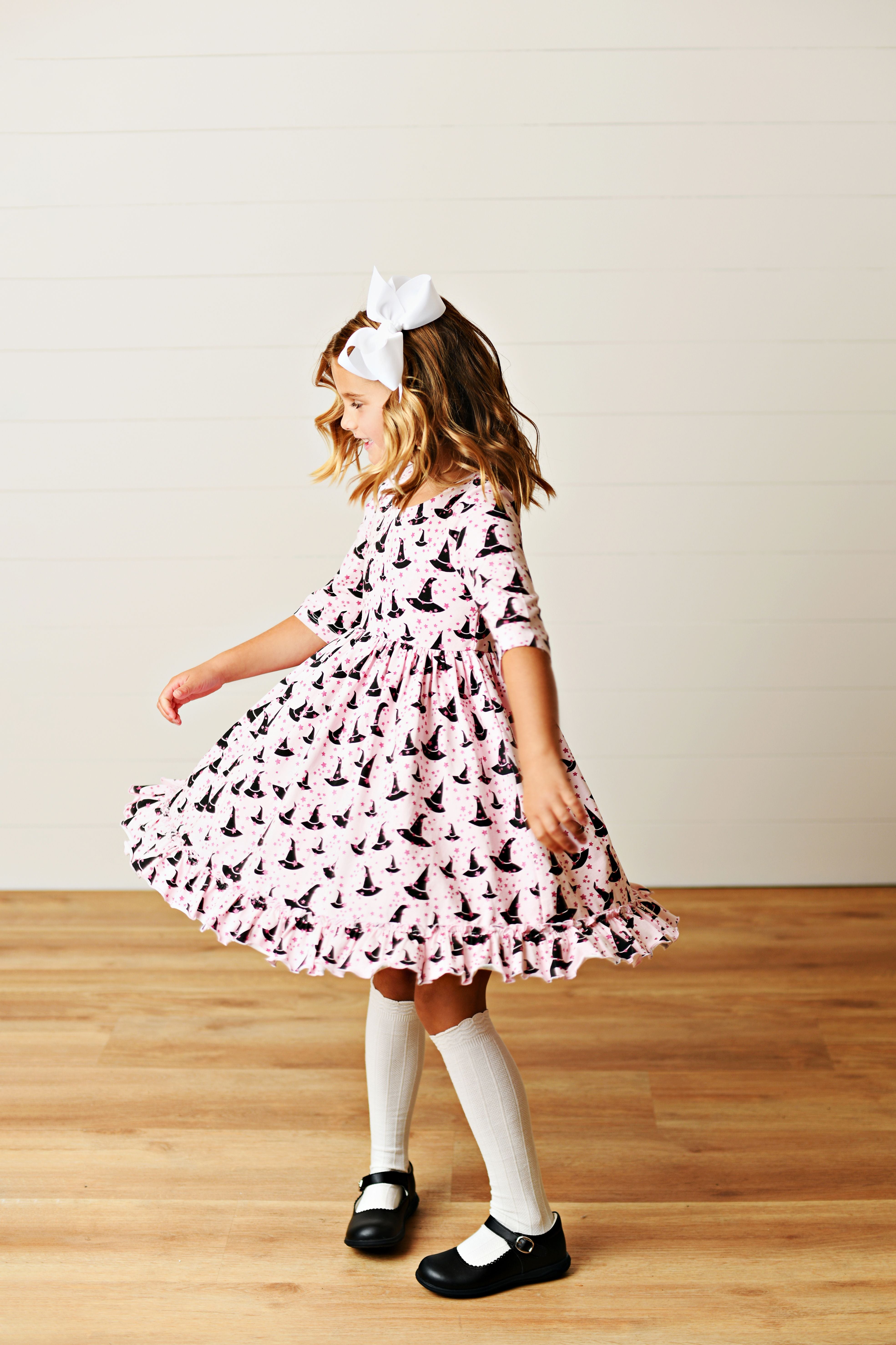 Glitter with hat Twirl Dress