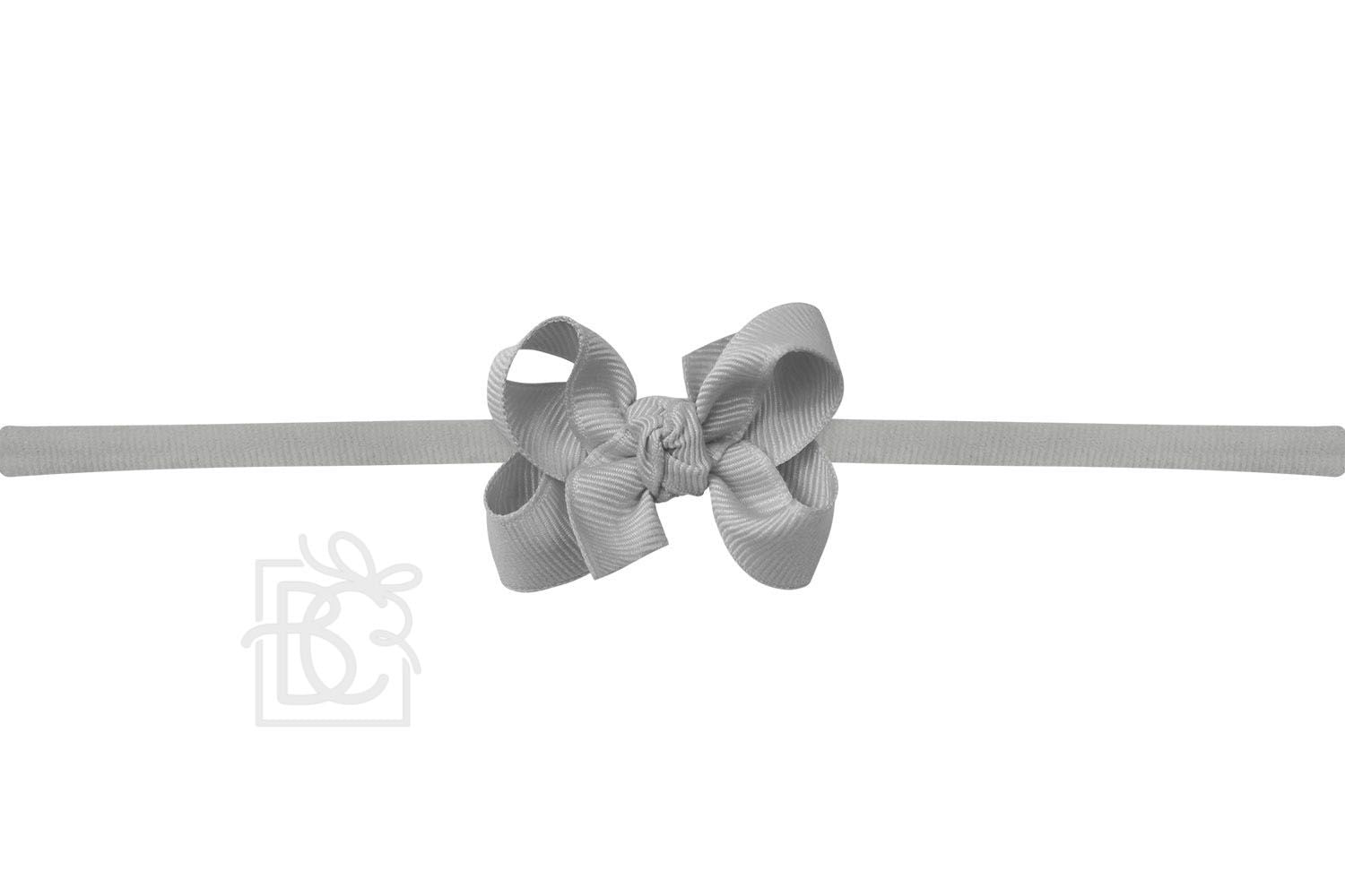 2.5" Headband Bow on thin nylon band