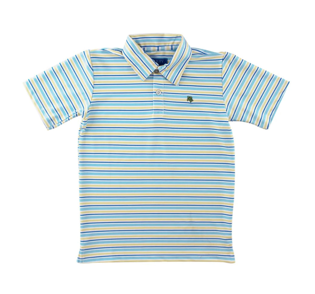 Bailey Boys J. Bailey Performance Polo Shirt - Placid Stripes
