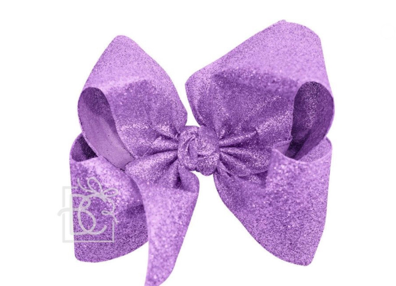 5.5 Glitter Metallic Bow on Clip
