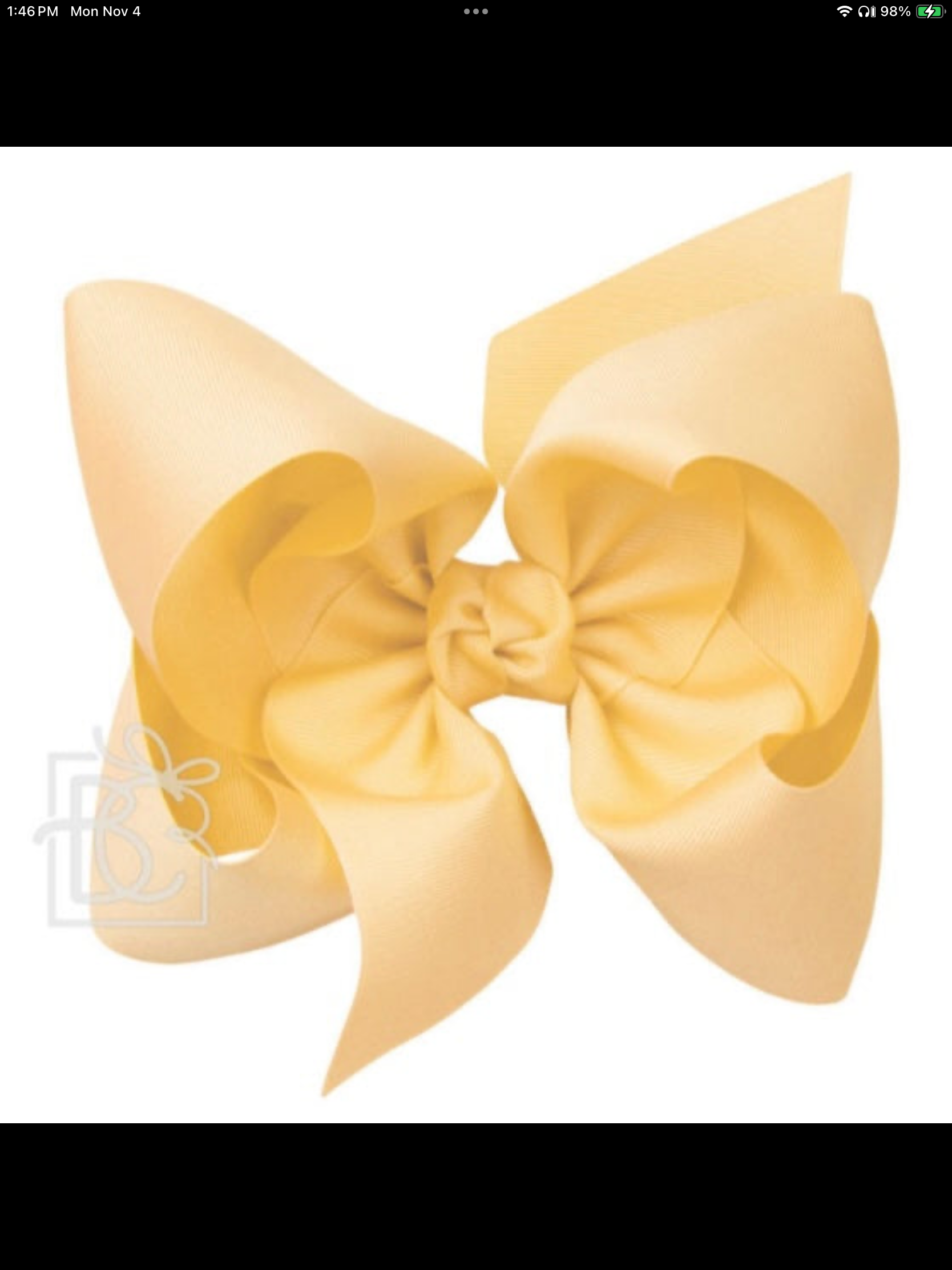 7.5” Grosgrain Bow