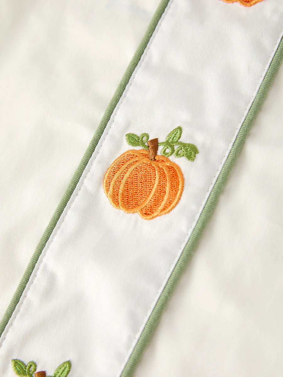 Thanksgiving & Halloween Pumpkin Appliqué Boy’s Set