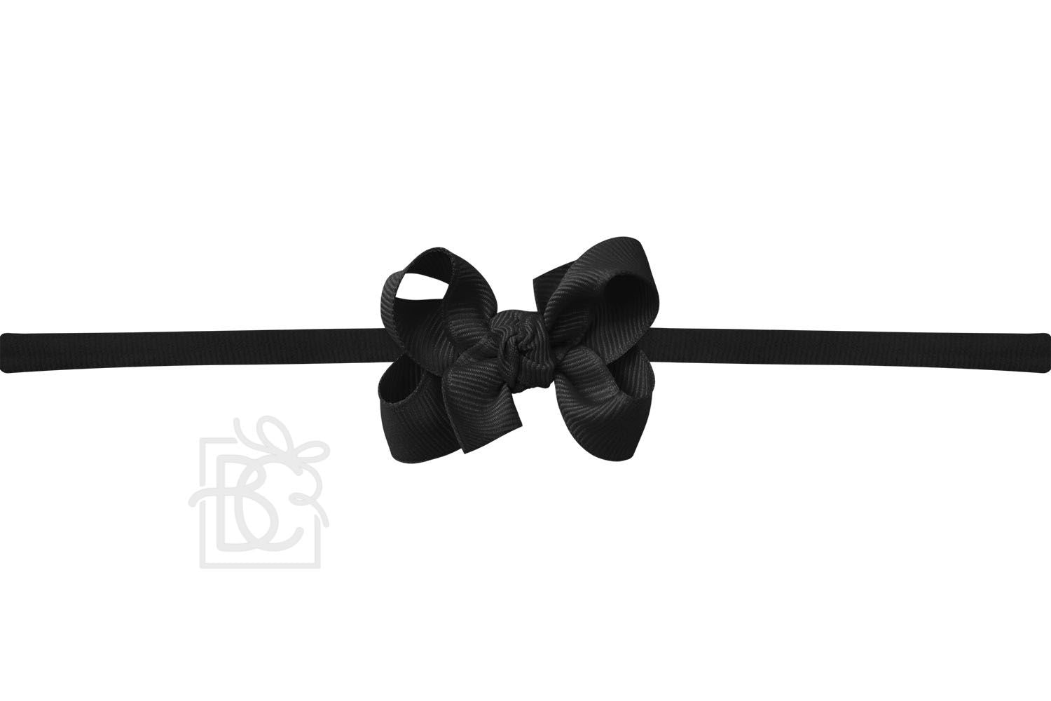 2.5" Headband Bow on thin nylon band