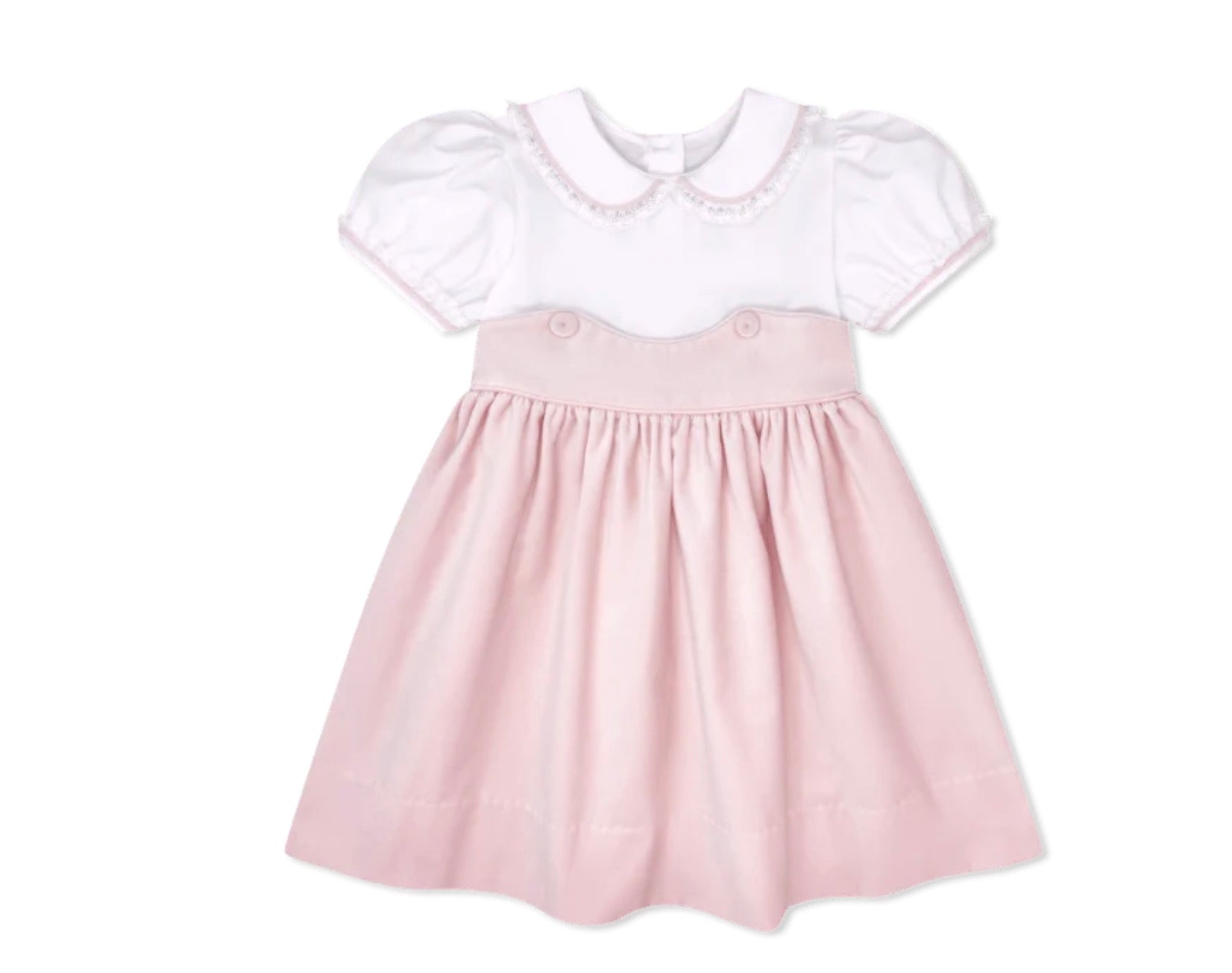 Sundays Best Dress- Petite Pink Velvet