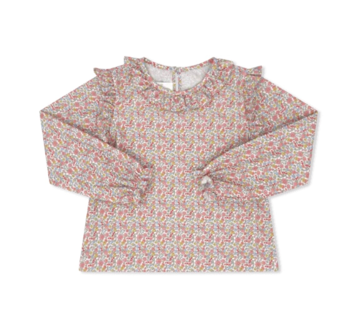 Evelyn Blouse Long Sleeve- Autumn Garden