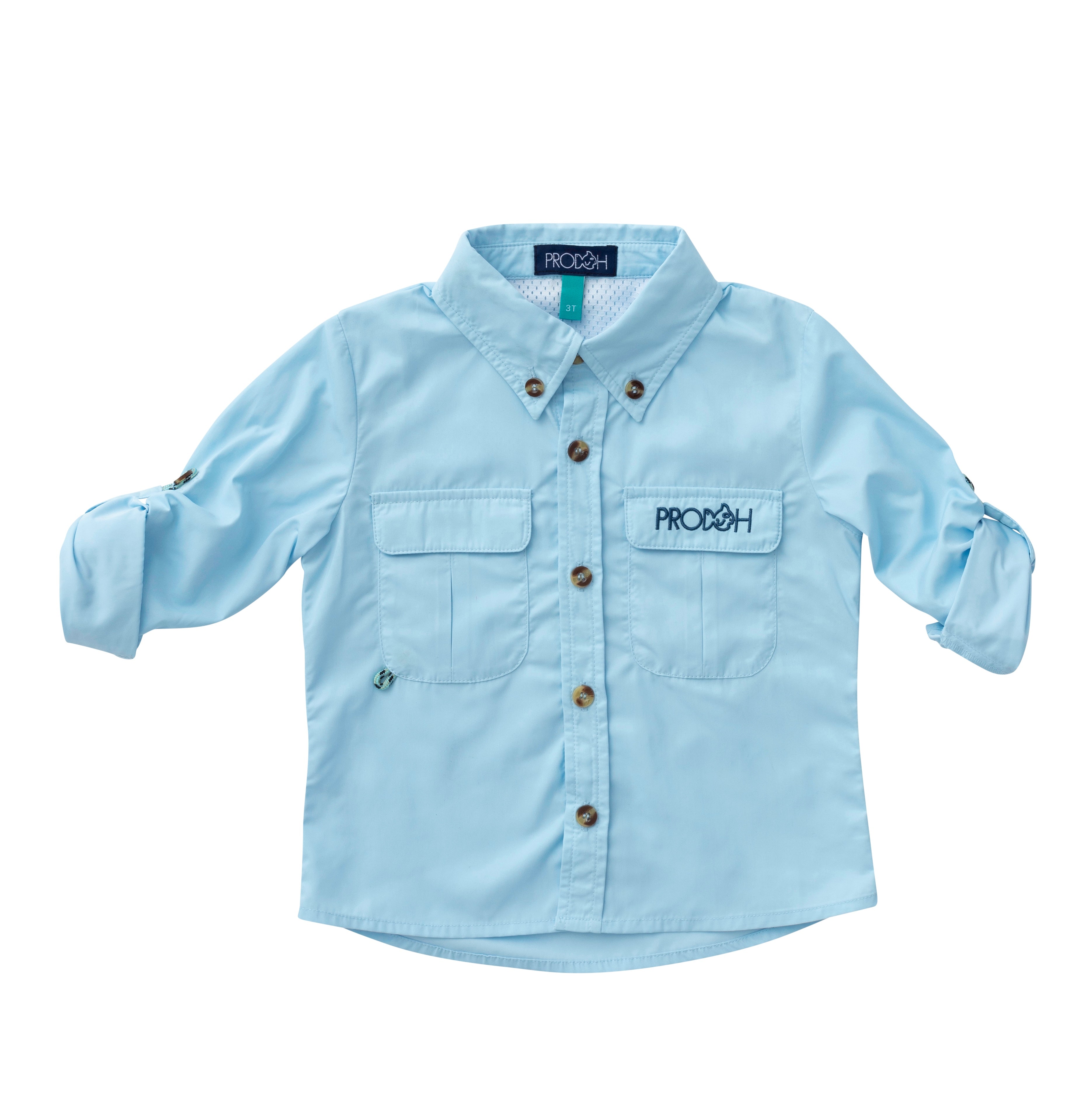Solid Vented Back Classic Fishing Shirt