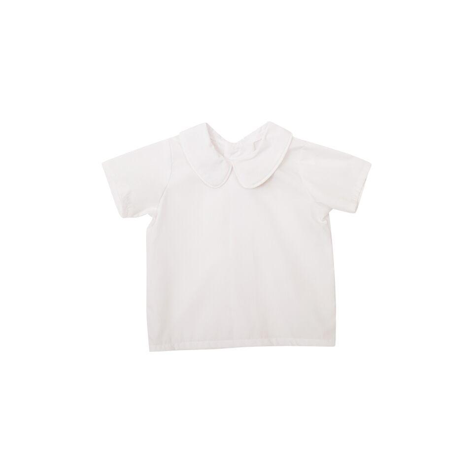 Peter Pan Collar Maude Shirt & Onesie Boys Short Sleeve Woven