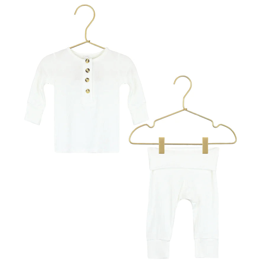 Wren Ribbed Top and Bottoms Set
