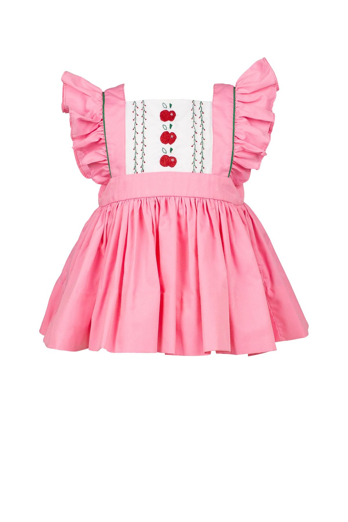 Audrey Apple Pinafore Dress